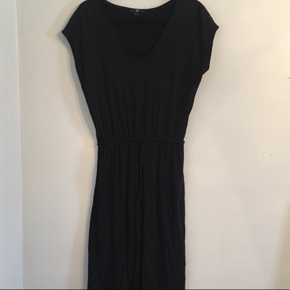 Black maxi dress